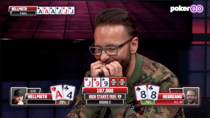 Hellmuth再次击败Negreanu，保持High Stakes Duel不败战绩(图3)