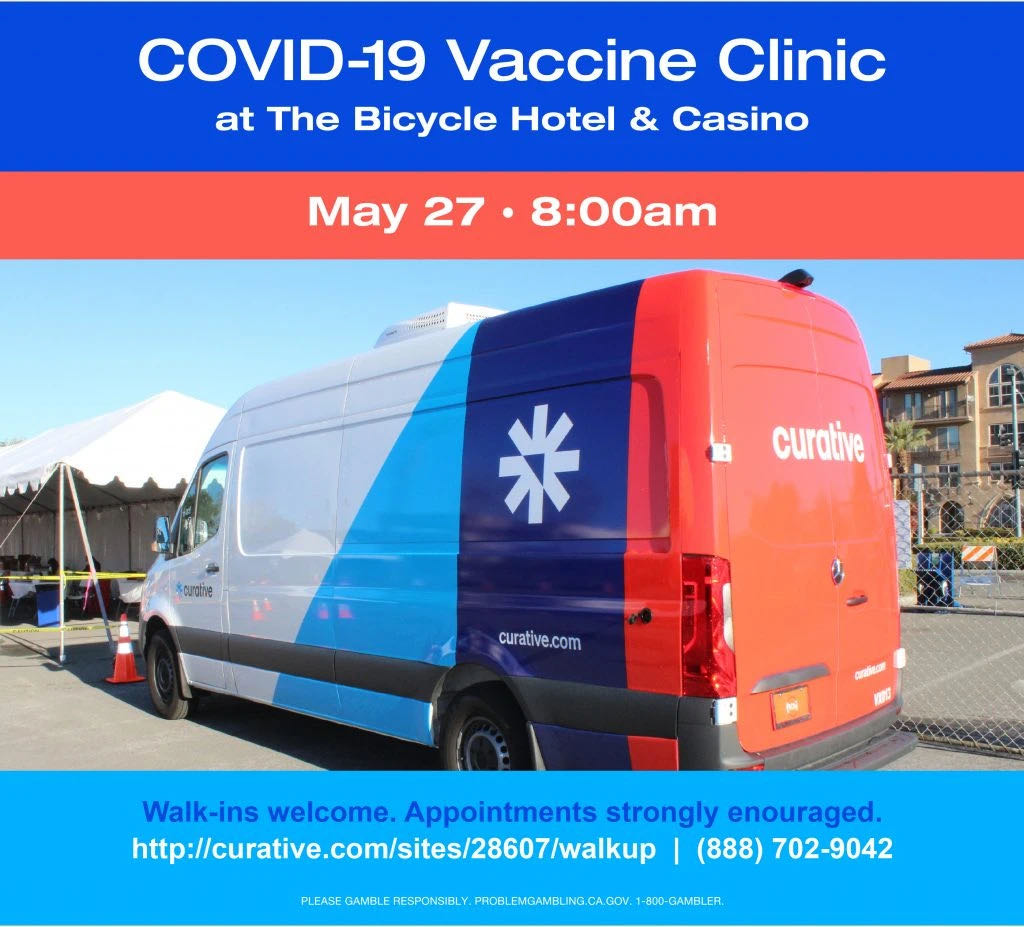 洛杉矶的自行车扑克室成为COVID-19疫苗接种点(图1)