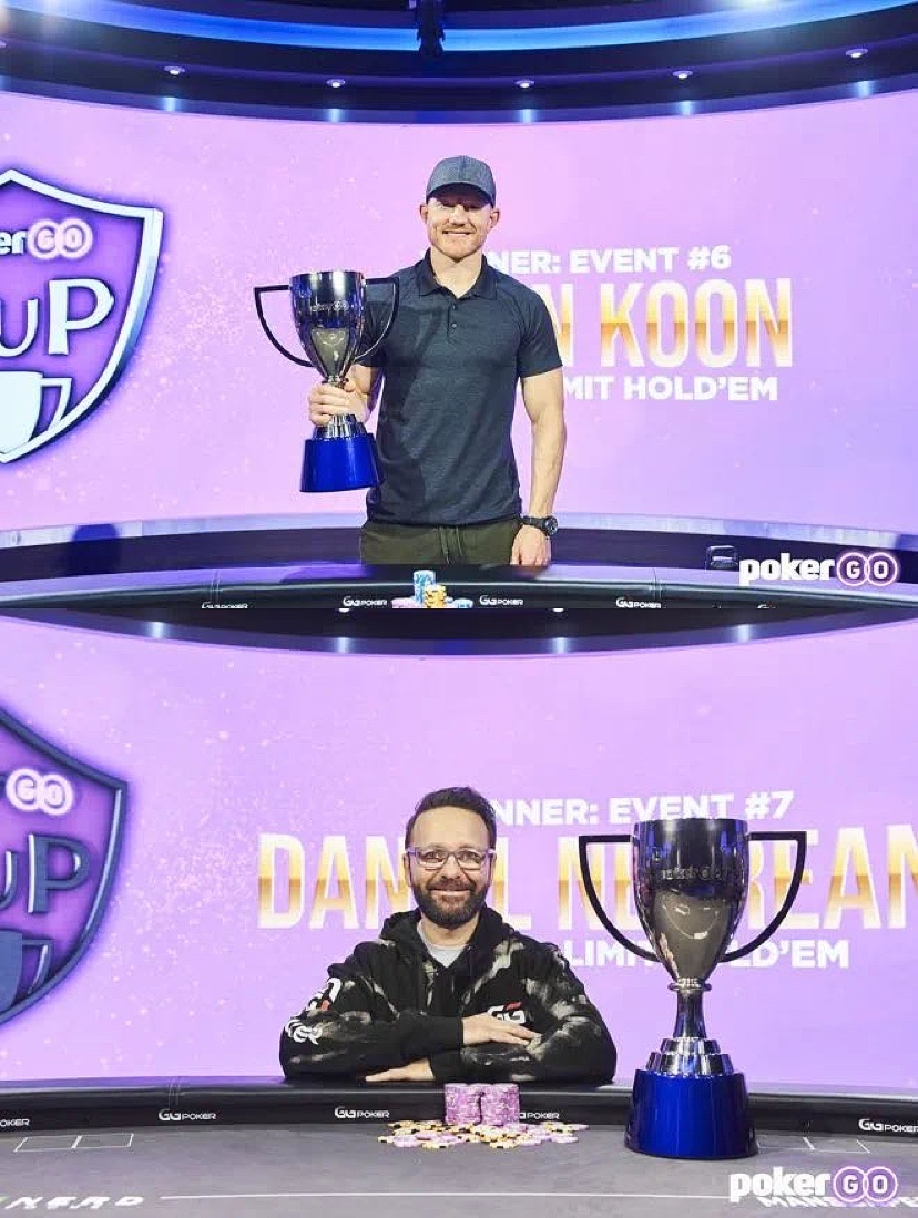 PokerGO杯第六、第七项赛事结束 Jason Koon和丹牛分别夺冠(图1)