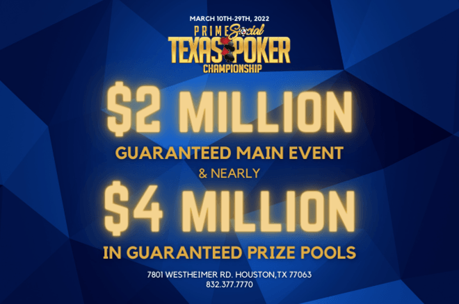 Prime Social扑克室将举办有史以来规模最大的德州扑克系列赛(图1)