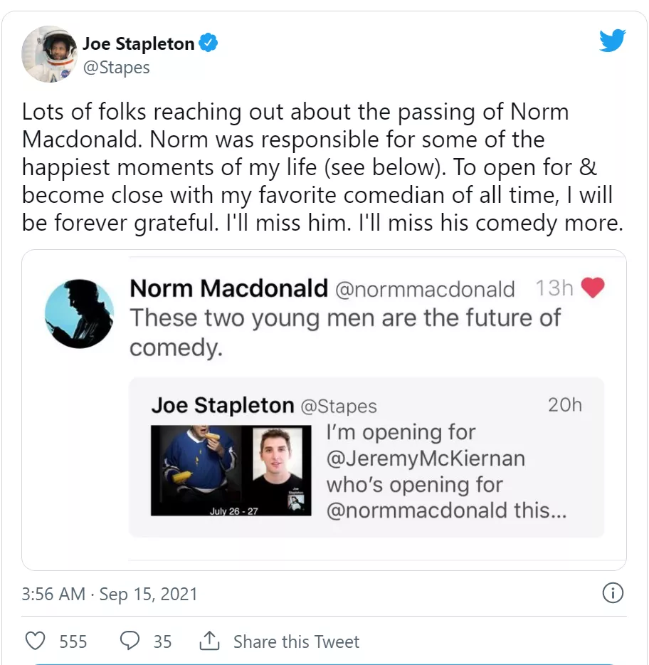 WSOP常客、喜剧演员Norm Macdonald去世 享年61岁(图2)